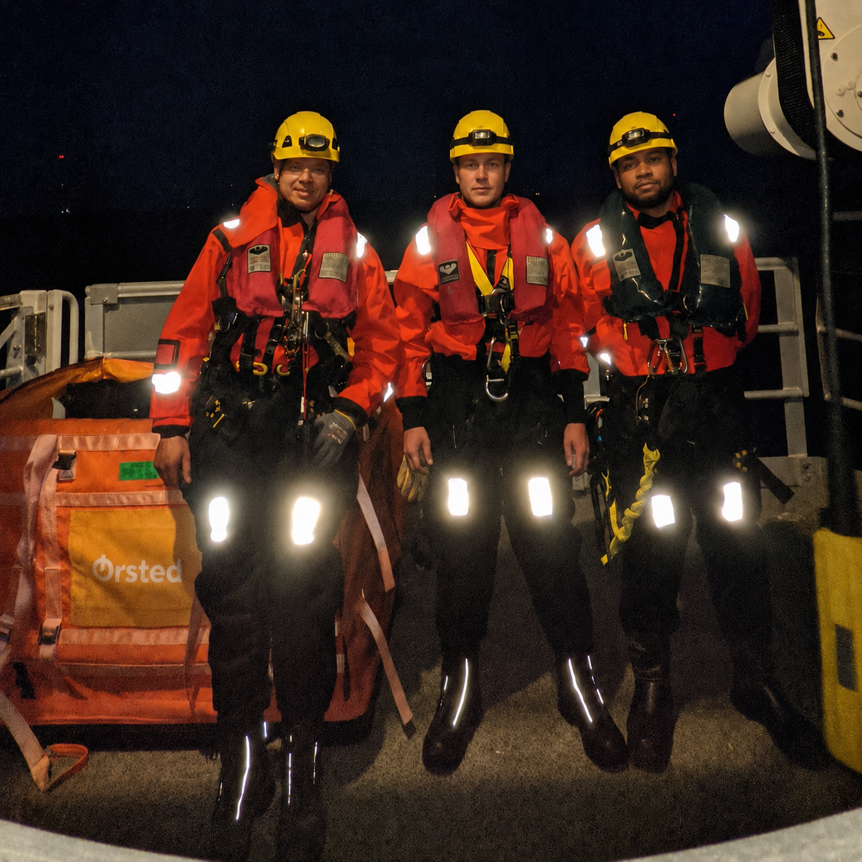 Offshore-Serviceteam im Projektumfeld